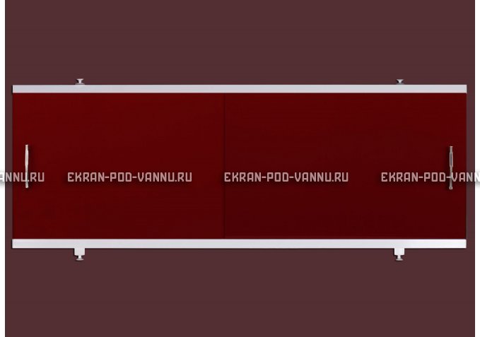 Экран EUROPLEX Универсал бордо под трубы – купить по цене 6250 руб. в интернет-магазине в городе Тверь картинка 1