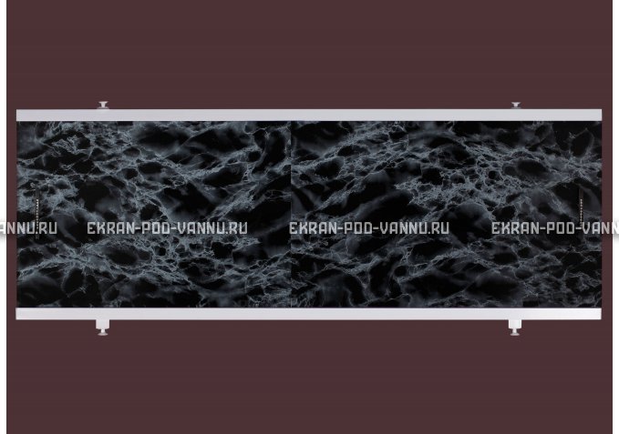 Экран EUROPLEX Универсал черный мрамор – купить по цене 6250 руб. в интернет-магазине в городе Тверь картинка 1