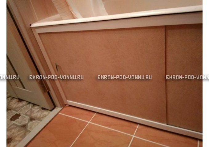 Раздвижной экран EUROPLEX Комфорт бежевый – купить по цене 6750 руб. в интернет-магазине в городе Тверь картинка 2