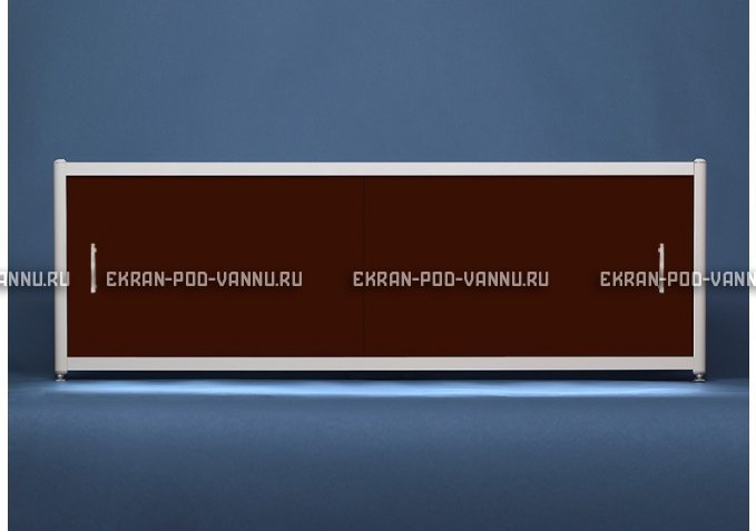 Угловой экран EUROPLEX Комфорт шоколад – купить по цене 8180 руб. в интернет-магазине в городе Тверь картинка 4