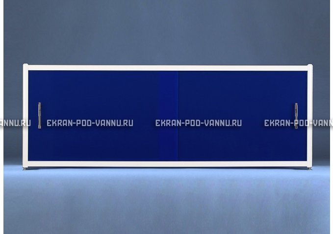 Раздвижной экран EUROPLEX Комфорт синий – купить по цене 6750 руб. в интернет-магазине в городе Тверь картинка 1