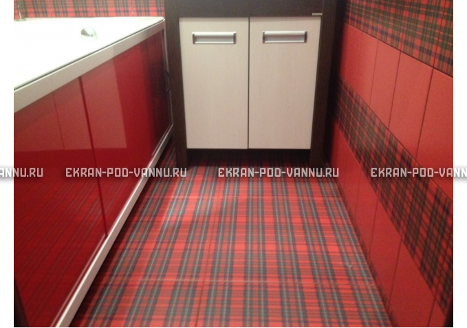 Экран раздвижной EUROPLEX Комфорт красный – купить по цене 6250 руб. в интернет-магазине в городе Тверь картинка 3
