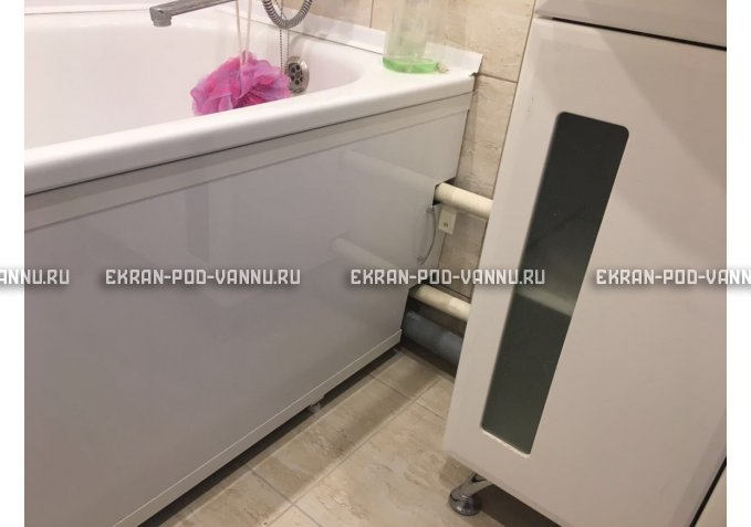 Экран под трубы EUROPLEX Универсал белый высокий – купить по цене 6550 руб. в интернет-магазине в городе Тверь картинка 1