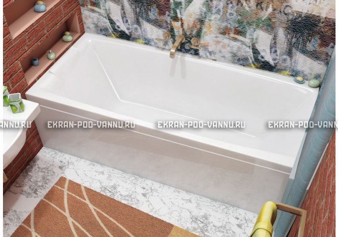Акриловая ванна Relisan Kristina 170x75 – купить по цене 16160 руб. в интернет-магазине в городе Тверь картинка 4