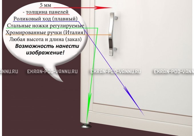 Экран на роликах EUROPLEX Сад – купить по цене 12400 руб. в интернет-магазине в городе Тверь картинка 2