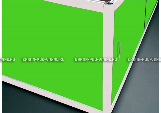 Торцевой экран EUROPLEX Комфорт салатовый – купить по цене 8760 руб. в интернет-магазине в городе Тверь картинка 1