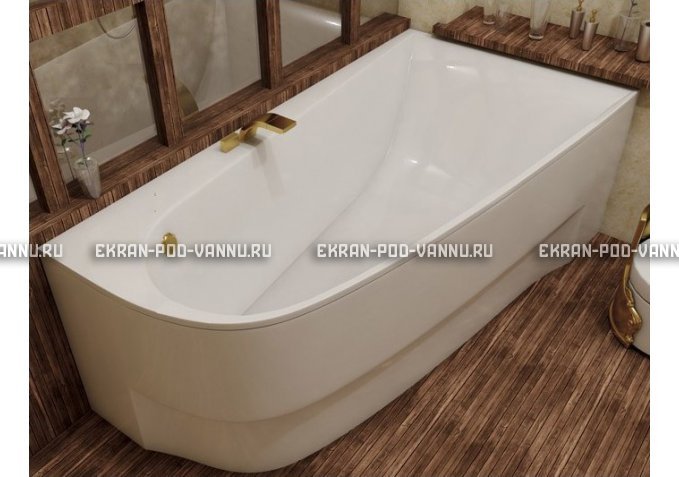 Акриловая ванна Vayer Boomerang 150x90 – купить по цене 42270 руб. в интернет-магазине в городе Тверь картинка 1