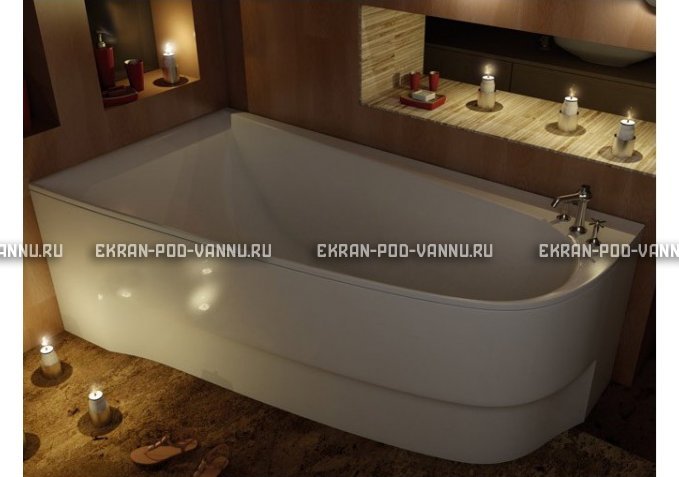 Акриловая ванна Vayer Boomerang 180x100 – купить по цене 53030 руб. в интернет-магазине в городе Тверь картинка 3