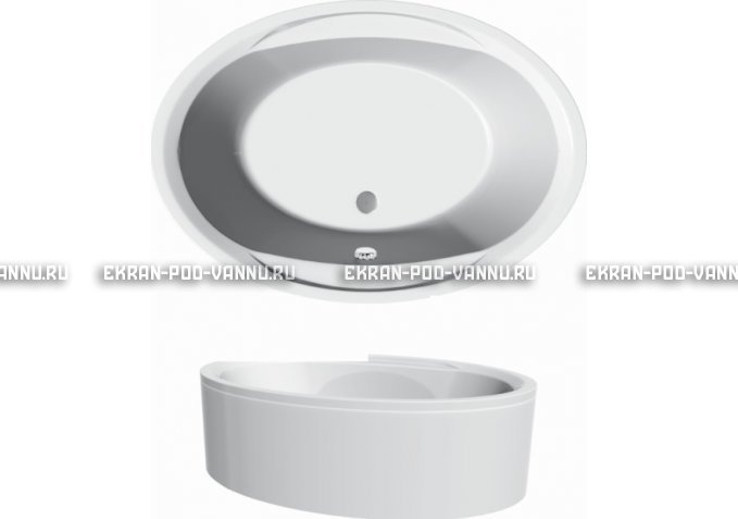 Акриловая ванна Vayer Opal 180x120 – купить по цене 33850 руб. в интернет-магазине в городе Тверь картинка 3