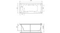 Акриловая ванна Relisan Loara 180x80 – купить по цене 23580 руб. в интернет-магазине в городе Тверь картинка 17