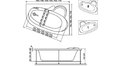 Акриловая ванна Relisan Ariadna 140x100 – купить по цене 24860 руб. в интернет-магазине в городе Тверь картинка 13