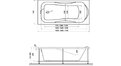 Акриловая ванна Relisan Elvira 160x75 – купить по цене 15940 руб. в интернет-магазине в городе Тверь картинка 13