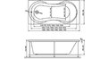 Акриловая ванна Relisan Lada 160x70 – купить по цене 14600 руб. в интернет-магазине в городе Тверь картинка 13
