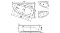 Акриловая ванна Relisan Zoya 150x95 – купить по цене 19230 руб. в интернет-магазине в городе Тверь картинка 13