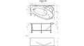 Акриловая ванна 1MarKa Gracia 160x95 – купить по цене 20300 руб. в интернет-магазине в городе Тверь картинка 17