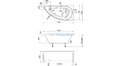 Акриловая ванна 1MarKa Piccolo 150х75 – купить по цене 11310 руб. в интернет-магазине в городе Тверь картинка 25