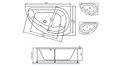 Акриловая ванна Vayer Ismena 160x105 – купить по цене 28350 руб. в интернет-магазине в городе Тверь картинка 21